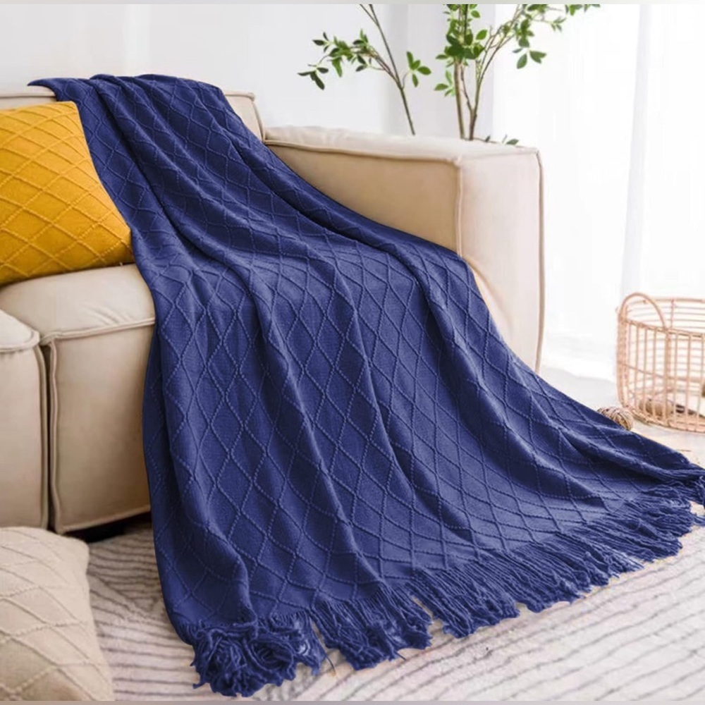 Throw Blankets for Couch and Bed, Soft Cozy Knit Blanket